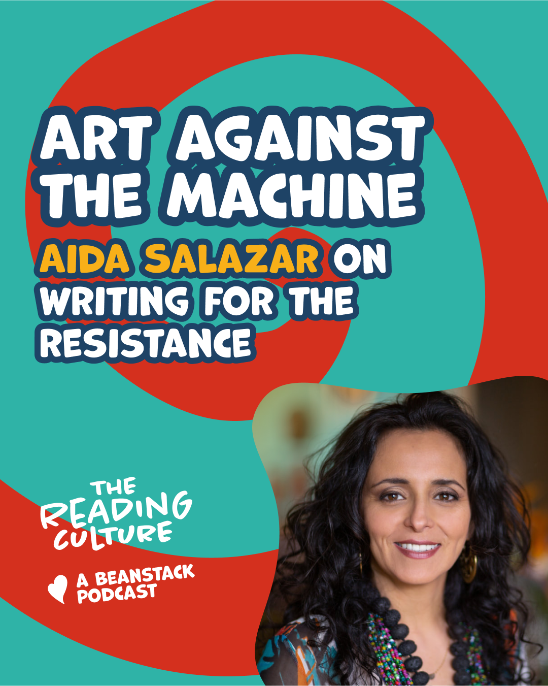 author aida salazar on the reading culture podcast